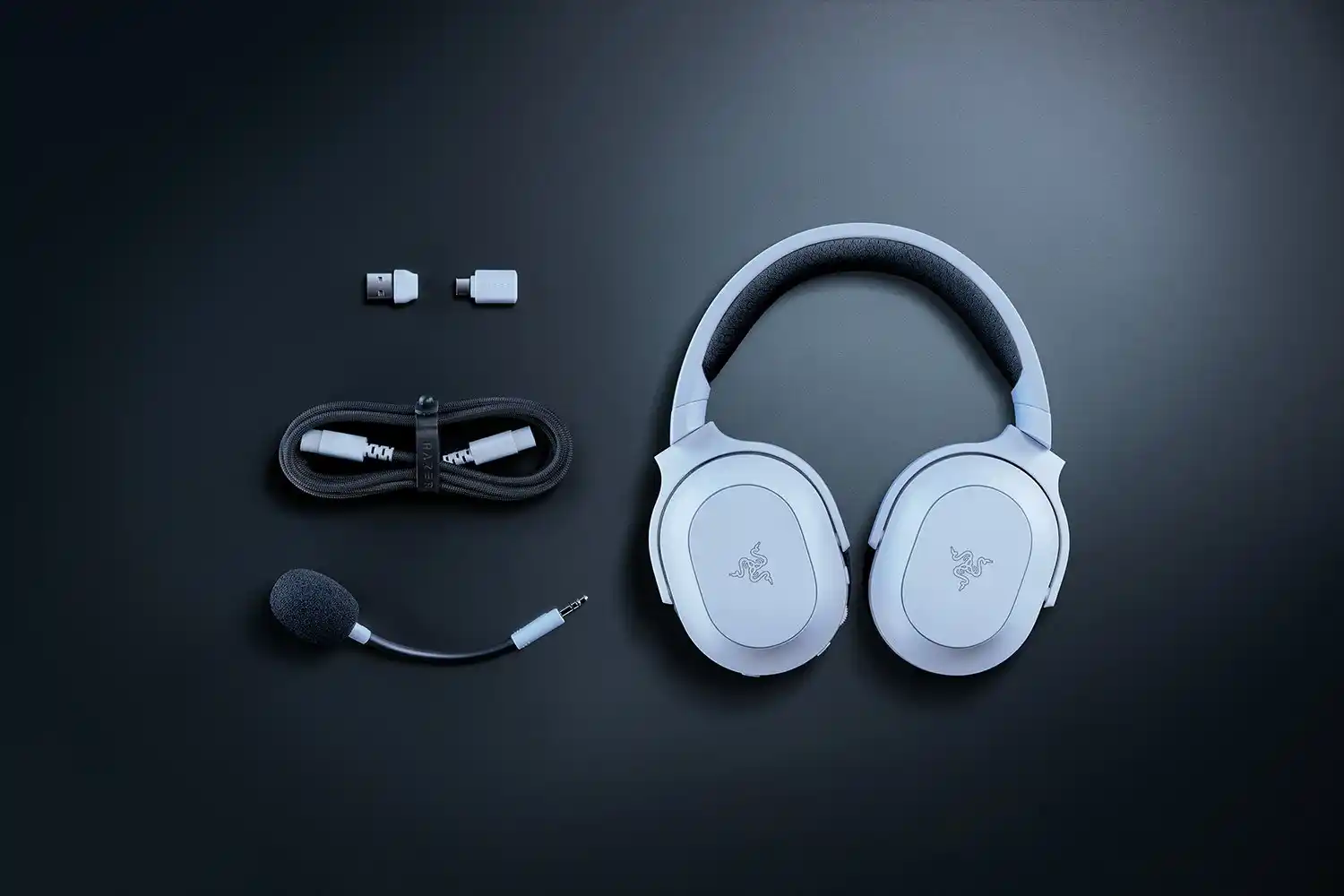 Razer Bežične slušalice sa mikrofonom  Barracuda X Chroma Multi-Platform White