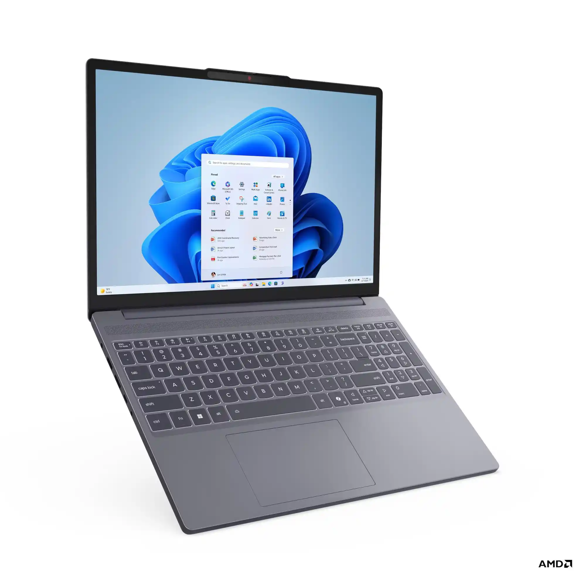 Lenovo Laptop  IdeaPad Slim 3 15ARP10 15.3 WUXGA IPS/R5-7533HS/16GB/NVMe 512GB/backlit/83K7003PYA