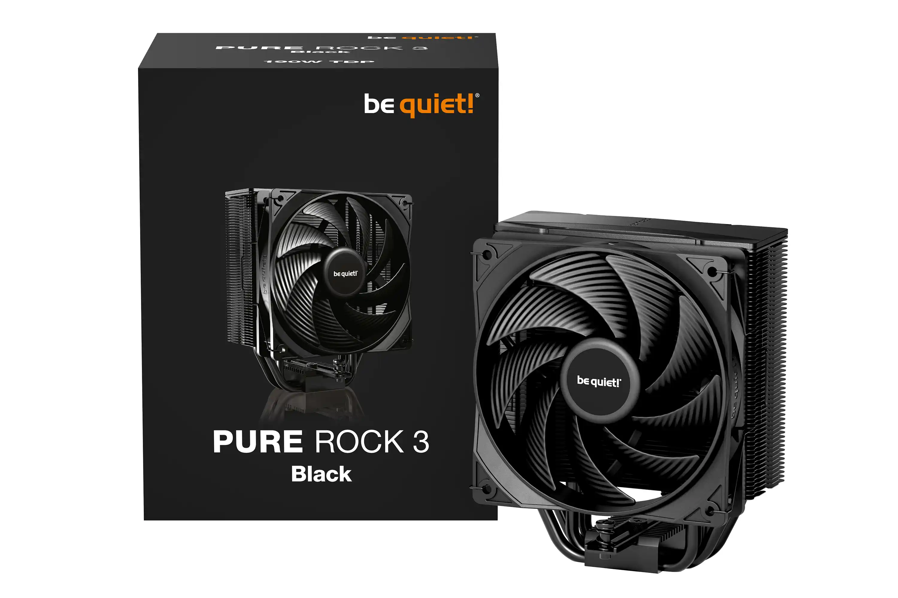 be quiet CPU Cooler  Dark Rock 3  BK039 (AM4,AM5,1151,1150,1155,1200,1700)/TDP-190W