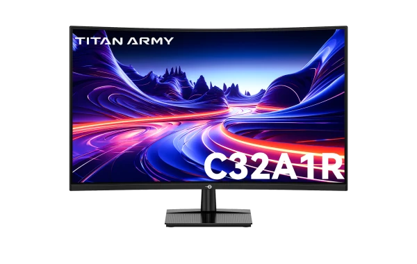 Monitor 32 Titan Army C32A1R 2560x1440/QHD VA/1ms/180Hz/2xHDMi/2xDP/HDR10/Curved
