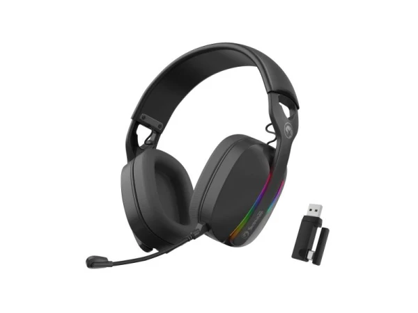 Bežične gaming slušalice sa mikrofonom Marvo Pulz 70W HG9086WS crne