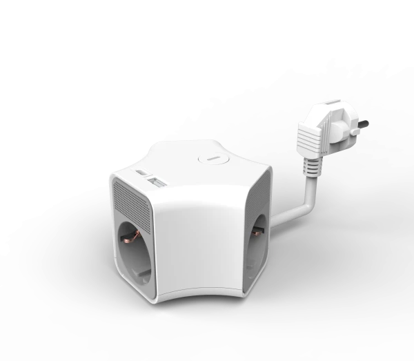 Produžni kabl sa prenaponskom zaštitom sa 3 utičnice MAX MPS-03UG-3M/3m/USB portovi(USB A + USB C )