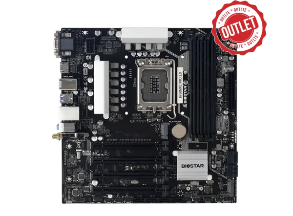 Matična ploča 1700  Biostar B760MXC  PRO 2.0  HDMI/DVI/VGA/M.2 Outlet