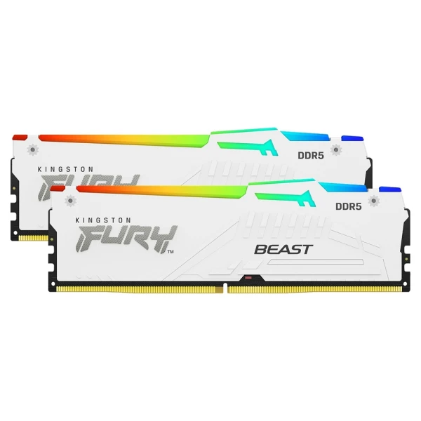 Memorija DDR5 32GB (2x16GB) 6000MHz Kingston Fury Beast RGB Expo KF560C30BWEAK2-32
