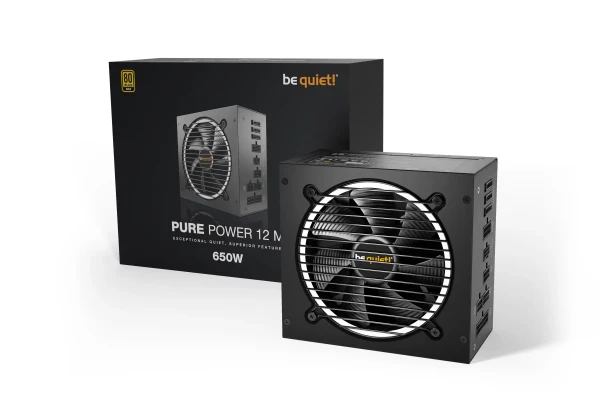 Napajanje Be Quiet Pure Power 12M 650W Gold  BN342 Modularno ATX3.0 - Outlet