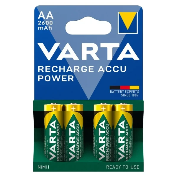 Punjiva baterija Varta Ready to use HR6 2600mAh AA 1/4