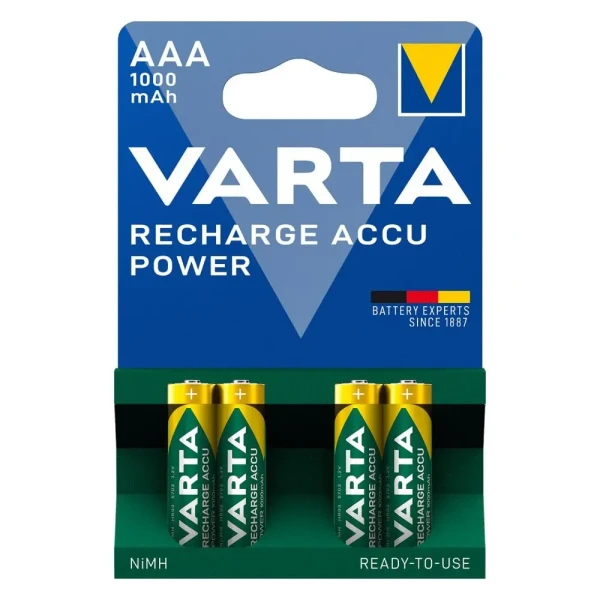 Punjiva baterija Varta Ready to use HR03 1000mAh AAA 1/4