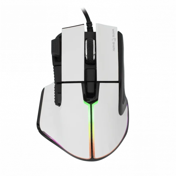 Miš White Shark MARROK 12000DPI/9D/1000Hz Polling/RGB/White