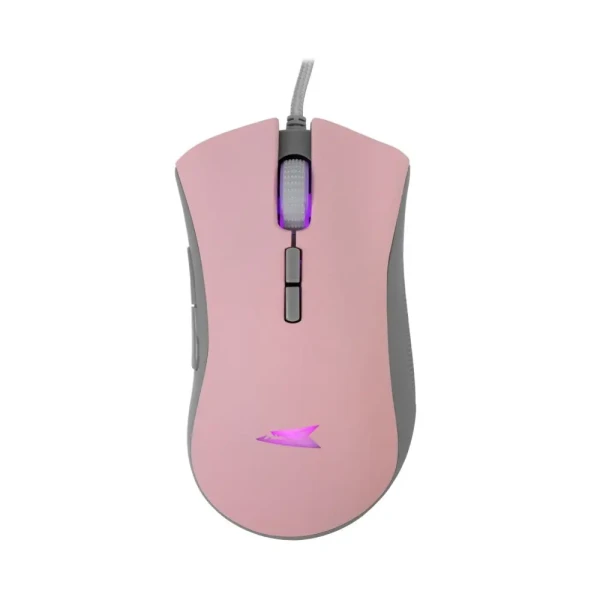 Miš Baracuda LOBSTER 6400DPI/7D/Optički/RGB/Pink
