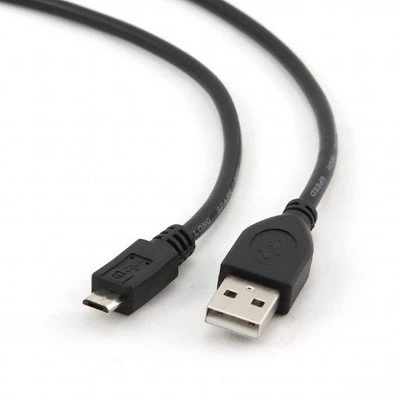 Kabl USB A - USB Micro Gembird CCP-mUSB2-AMBM-1M crni