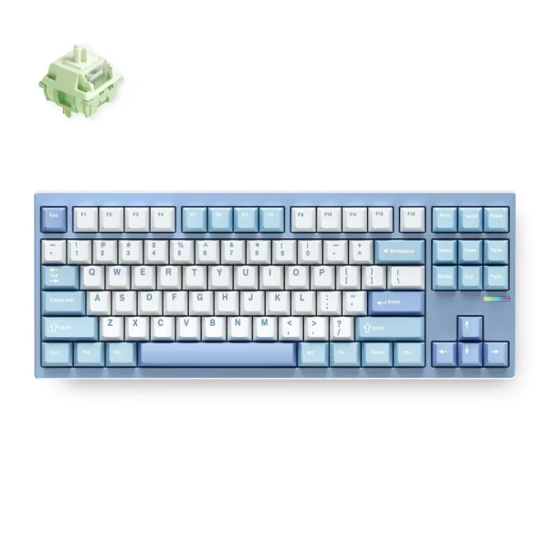 Gaming tastatura MCHOSE GX87 Lite Mehanička blue nano spraying