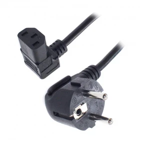 Kabl napojni pod uglom 1m CEE7/7-C13F