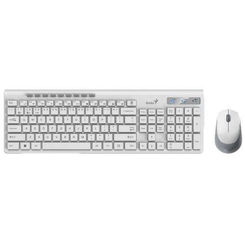 Bežična tastatura i miš Genius SlimStar 8230 YU bela