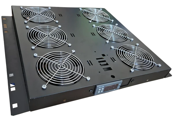 Ventilator panel sa 6 ventilatora sa digitalnim kontrolerom Mirsan MR.FAN6DT.01 Crni