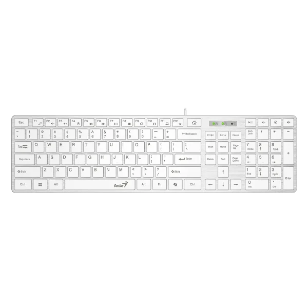 Tastatura Genius SlimStar 126 USB US bela