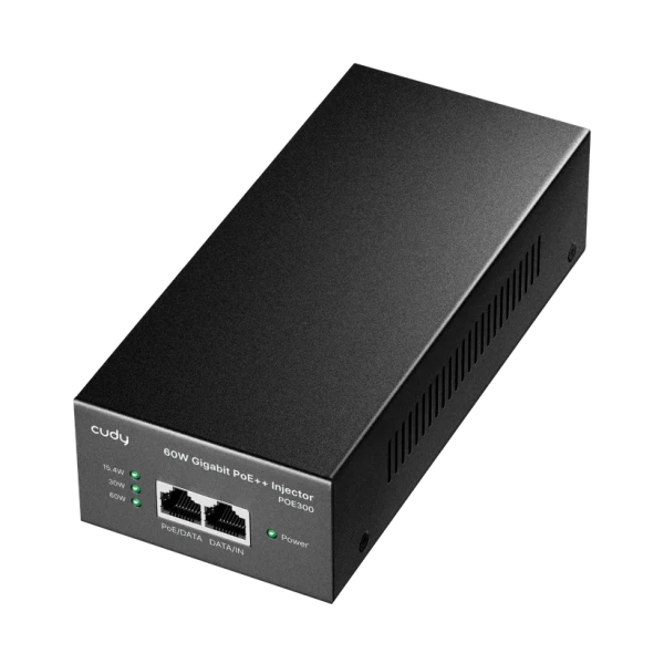 Adapter Cudy POE300 60W Gigabit PoE+/PoE Injector, 802.3at/802.3af Standard/domet 100 Metara