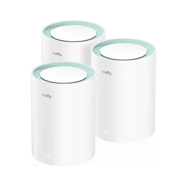 Whole Home Wi-Fi Gigabit  Mesh System Cudy M1300 AC1200 Dual Band(3-Pack)