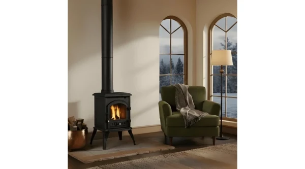 Peć na čvrsto gorivo WENTOREX Lugano WS-D 8  od livenog gvožđa sa pločom za kuvanje 8kw