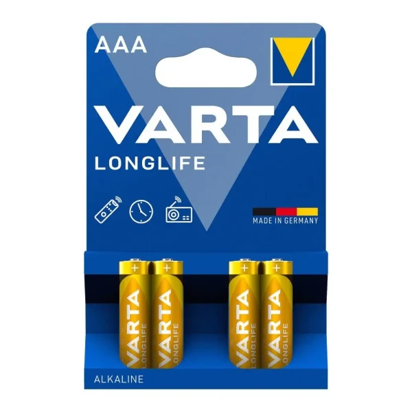 Baterije Varta Longlife LR03 AAA 4/1