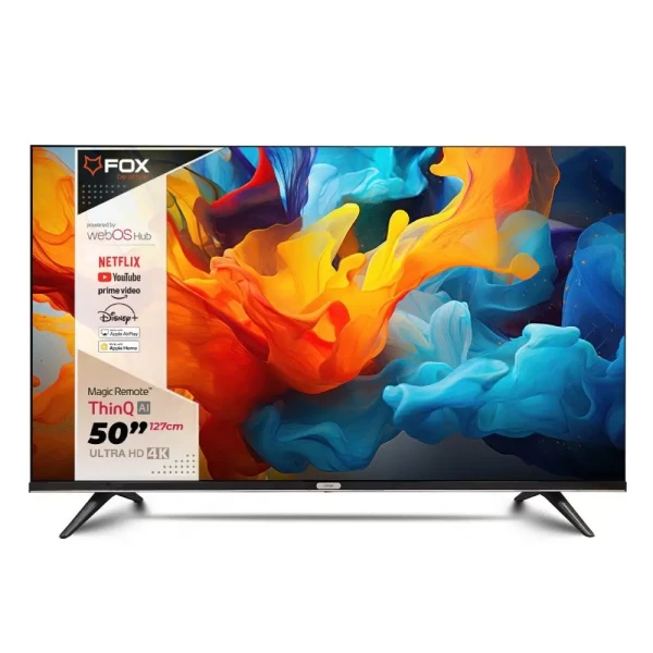 Smart  LED TV 50 FOX 50WOS626D 3840x2160/4K/DVB-T2/Bluetooth/WiFi/Magic Remote/Frameless/webOS
