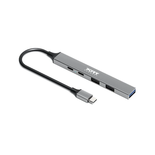 HUB Port Designs USB-C/USB-A 3.2x1/USB-A 2.0x2/USB-C/PD 100W