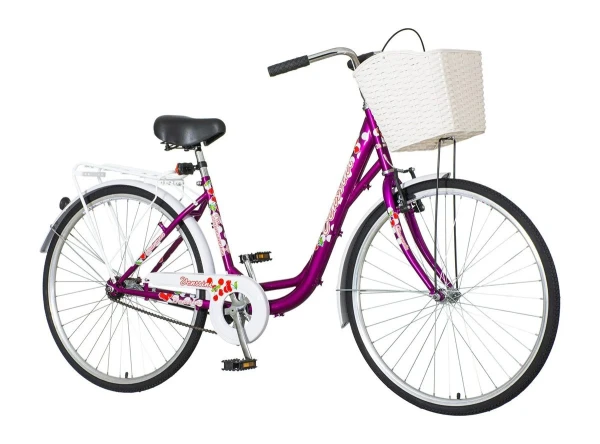 Bicikla Venssini Diamante 26/V-brake kontra/ljubičasti/S/M