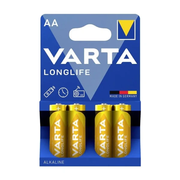 Baterija Varta LR6 Longlife AA, nepunjiva 4/1