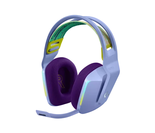 Bežične slušalice sa mikrofonom Logitech G733 Lightspeed Lilac