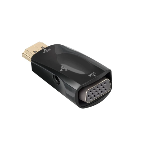 Adapter konverter HDMI/M - VGA/M Linkom Plug In + Audio
