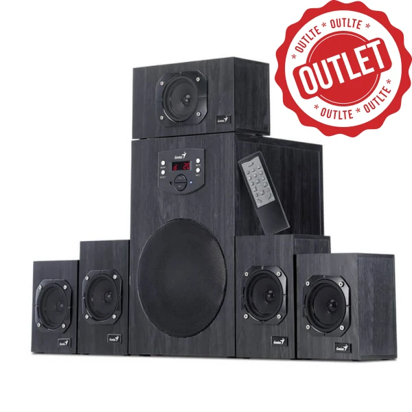 Zvučnici Genius SW-HF 5.1 4500 II Black Outlet