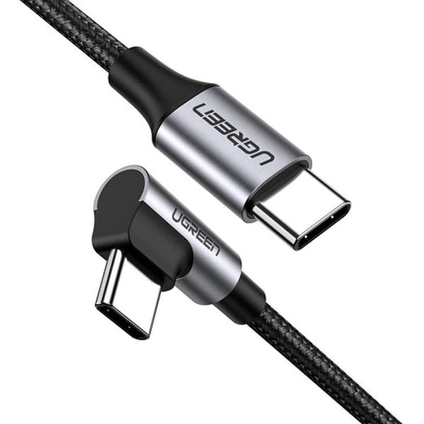 Kabl Ugreen US255 USB-C 2.0 na USB tip C 3A 1m 90 stepeni