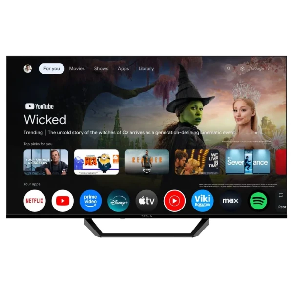 Smart LED TV 43 Tesla 43E655BFS 1920x1080/FHD/DVB-T2/Bluetooth/WiFi/Frameless/GoogleTV