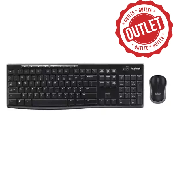 Bežična tastatura + miš Logitech MK270 US OUTLET