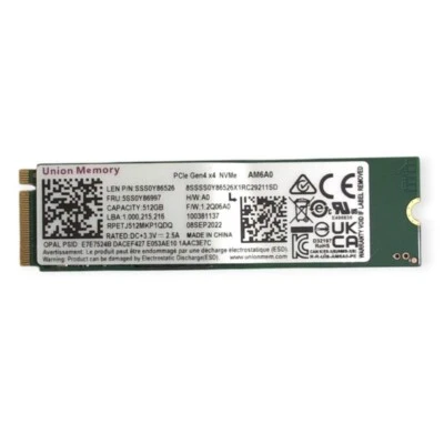 SSD M.2 NVMe 512GB Union Memory / 2280 - Bulk