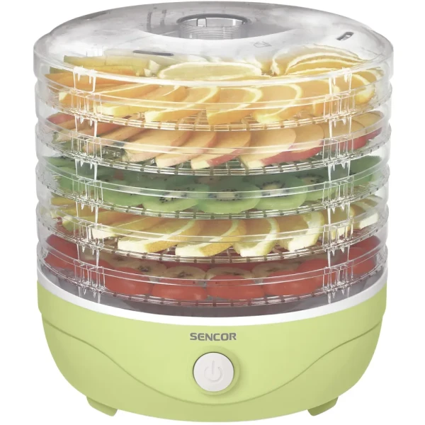 Dehidrator hrane Sencor SFD 757GG/250W/5 polica/belo zelena