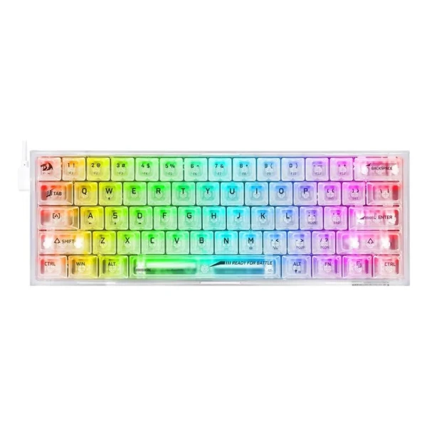Gaming tastatura Redragon Fizz RGB Bela