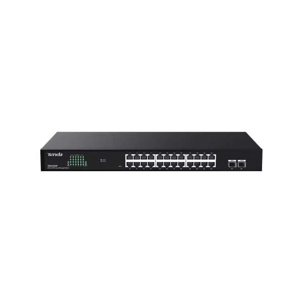 Svič 10/100/1000 24-port Tenda TEG2226F+ 2SFP Cloud Managed