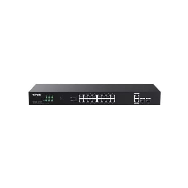 Svič 10/100/1000 18-port + 2SFP Tenda TEG1120P-16-150W/16-Port PoE