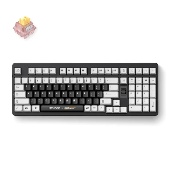Gaming tastatura MCHOSE x Unbox Therapy UT98 Classic Therapy/Silent Peach V3 Switch