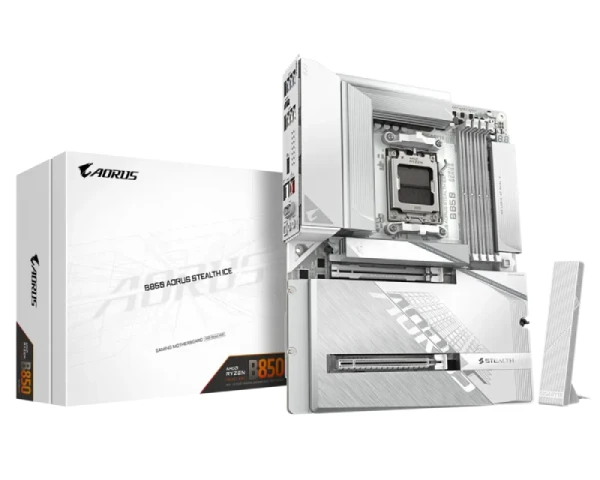 Maticna ploča AM5 Gigabyte B850 AORUS STEALTH ICE DDR5 HDMI/M.2