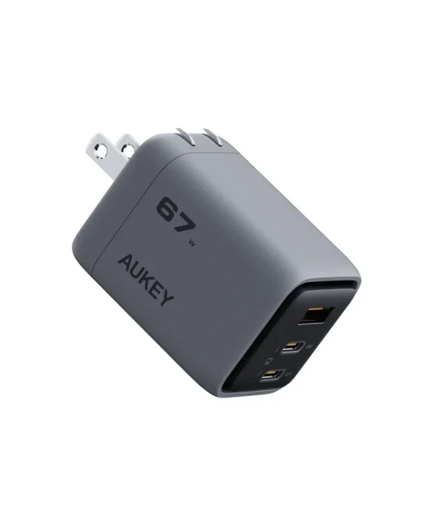 Kućni punjač AUKEY PA-C3 Fast  3-port 67W GaN