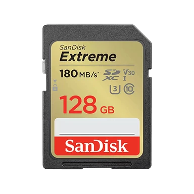 SD Card 128GB SanDisc Extreme SDSDXVA-128G-GNCIN