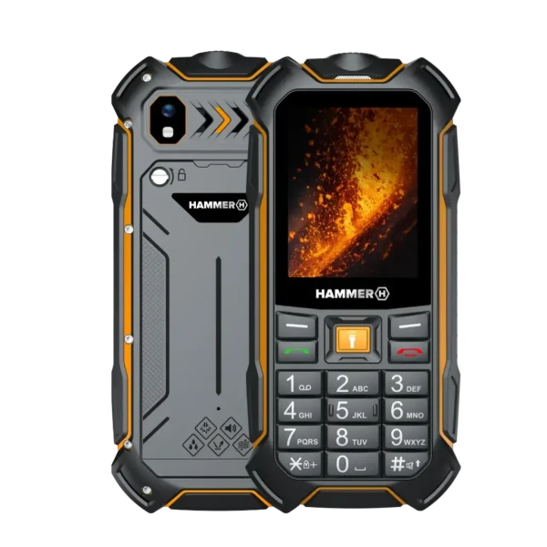 Mobilni telefon Hammer Boost 2 LTE Black IP68 & IP69K