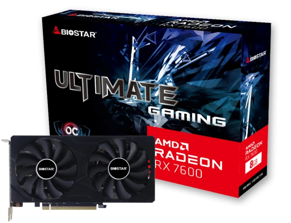 Grafička karta Biostar RX7600 8GB DDR6 128bit  HDMI/3DP