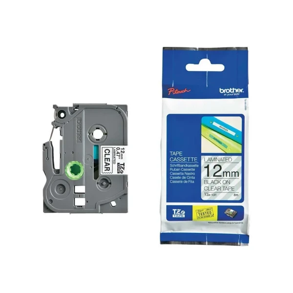 Brother traka TZE131 12mm crno/providno