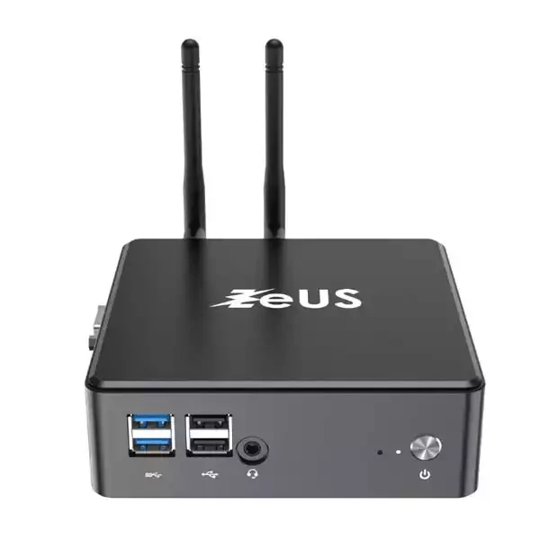 Mini PC Zeus MPI10-P24 Intel 6305 1.80 GHz/DDR4/LAN/Dual WiFi/BT/HDMI/DP/USB C/ext ANT Refubrished