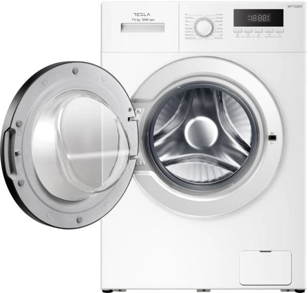 Mašina za pranje veša Tesla WF71231T/inverter/7kg/1200 obrtaja/C/85x59,5x47cm/bela - fotografija 3