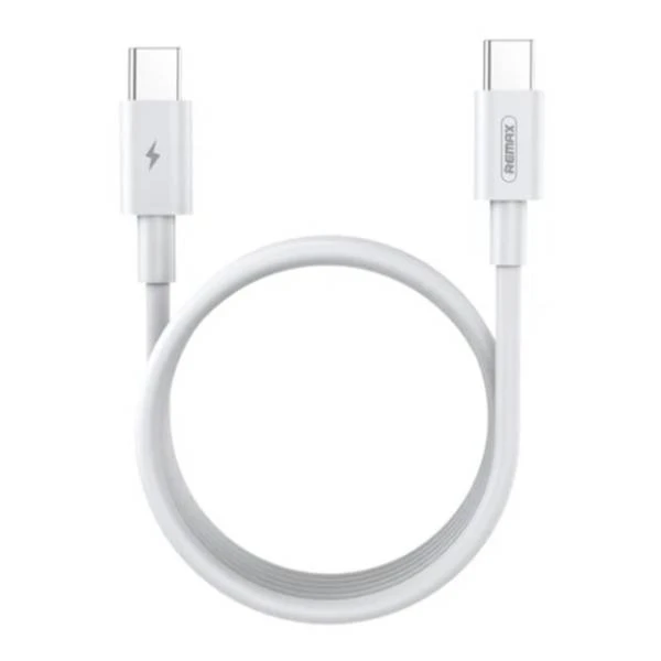 Kabl USB Tip C-Tip C Remax 100W/1m/bela - fotografija 1