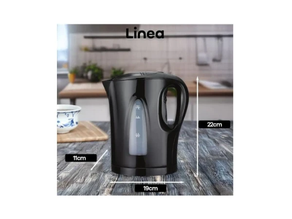 Kuvalo za vodu Linea LKE 0676/1L/1000-1200 W/crna - fotografija 2