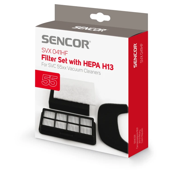 Komplet filtera za usisivač Sencor SVC55X(1×HEPA H13 filter+3×mikrofiltera) - fotografija 1